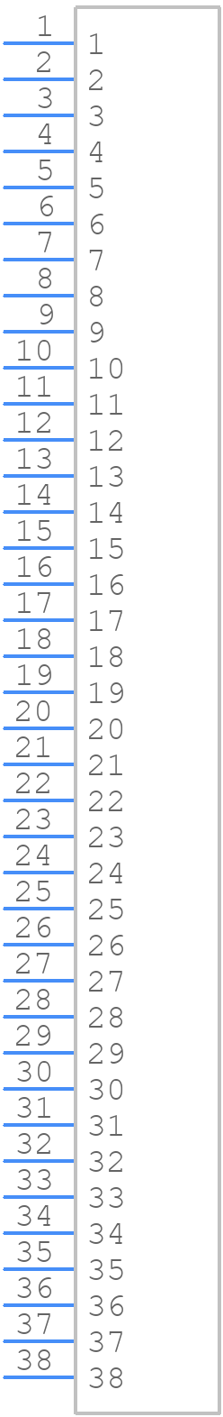 SSW-138-02-SM-S - SAMTEC - PCB symbol