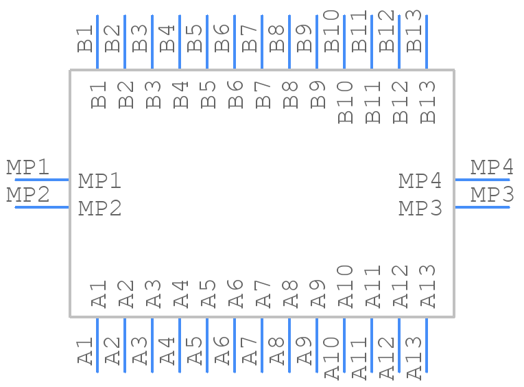 M55-6022642R - Harwin - PCB symbol