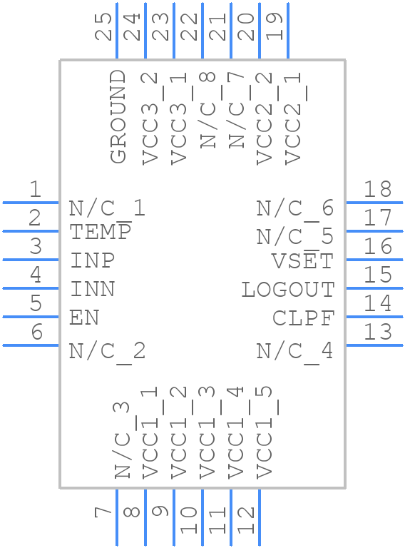 HMC602LP4TR - Analog Devices - PCB symbol