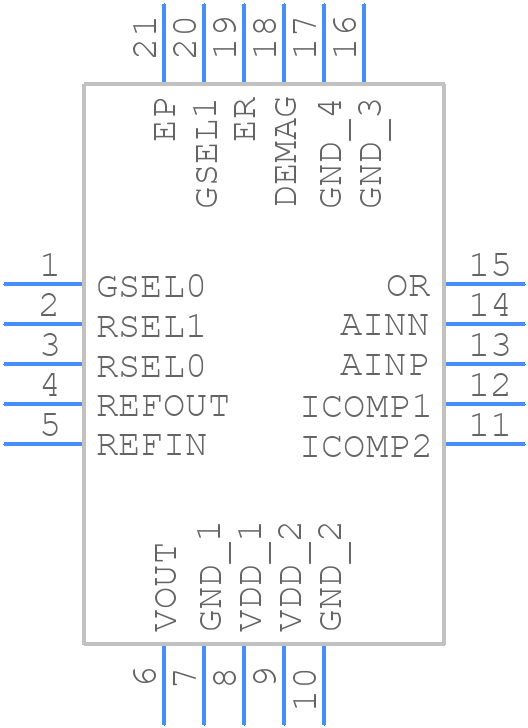 PDRV421RTJT - Texas Instruments - PCB symbol