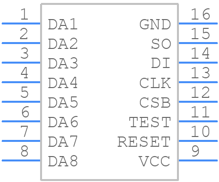 BH2226F-E2 - ROHM Semiconductor - PCB symbol