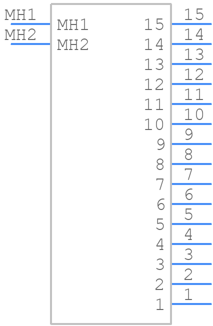 SSL015L2AQ - TE Connectivity - PCB symbol