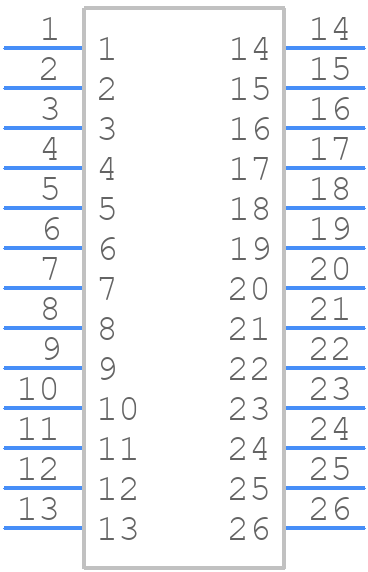 G125-MH22605L3P - Harwin - PCB symbol