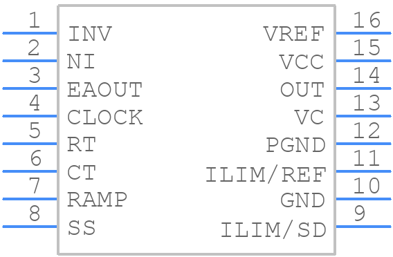 UC28025DWRG4 - Texas Instruments - PCB symbol