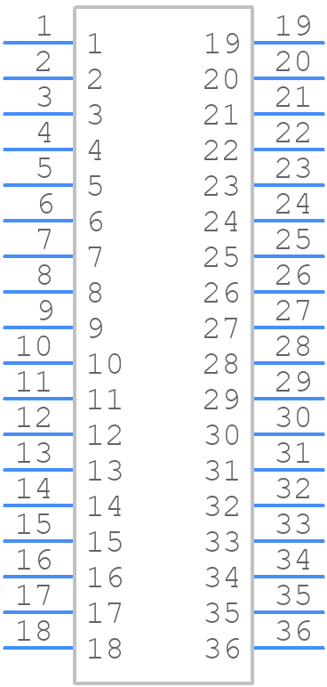 SHF-118-01-L-D-SM-LC-TR - SAMTEC - PCB symbol