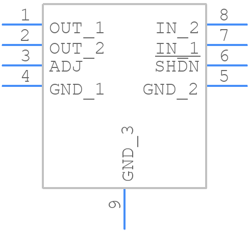 LT1965IDD#PBF - Analog Devices - PCB symbol