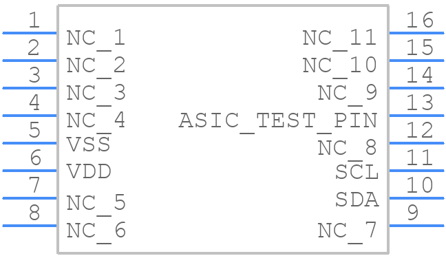 SM9336-BCE-S-250-000 - Silicon Microstructures, Inc. - PCB symbol