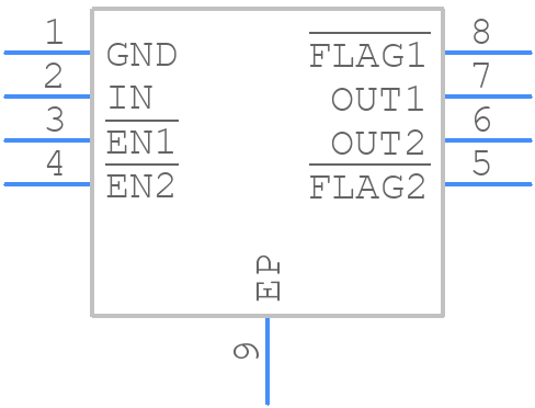 MP62341DH-LF-Z - Monolithic Power Systems (MPS) - PCB symbol