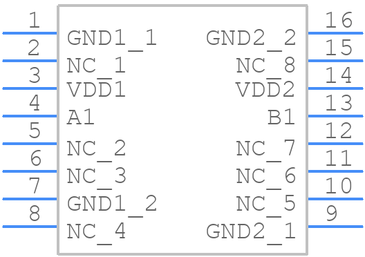 SI8610BD-ASR - Silicon Labs - PCB symbol