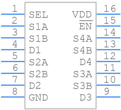 SN3257QDYYRQ1 - Texas Instruments - PCB symbol