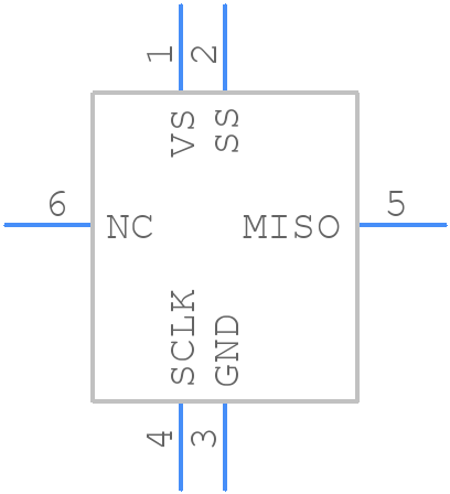 FMAMSDXX025WCSC3 - Honeywell - PCB symbol