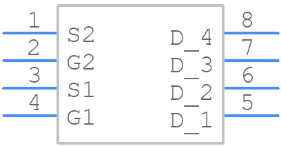 DMN2028UFDH-7 - Diodes Incorporated - PCB symbol