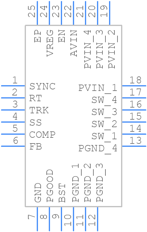 ADP2165ACPZ-R7 - Analog Devices - PCB symbol