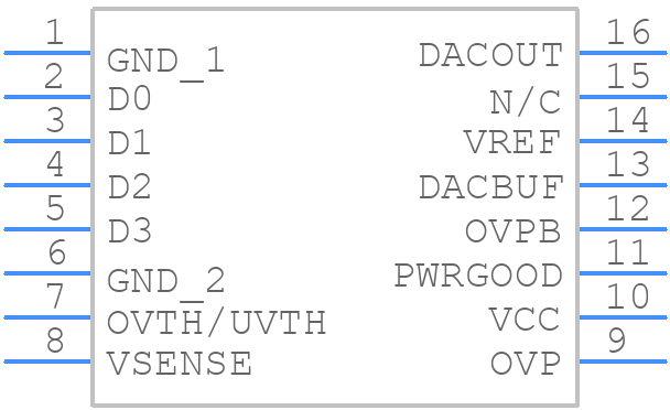 UC3910DTRG4 - Texas Instruments - PCB symbol