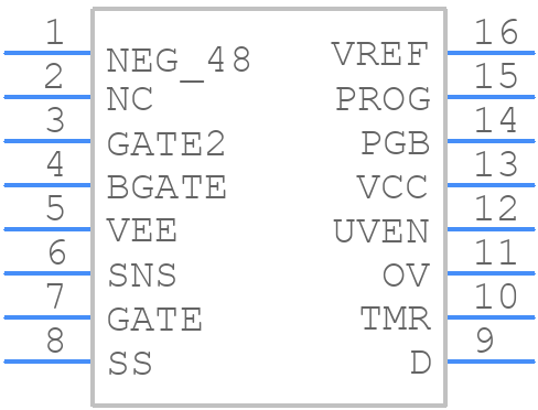 TPS23523PWR - Texas Instruments - PCB symbol