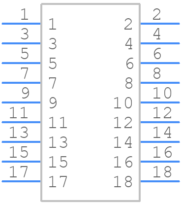 SHF-109-01-L-D-SM-TR - SAMTEC - PCB symbol