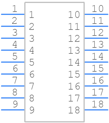 RSM-109-02-SM-D-LC - SAMTEC - PCB symbol