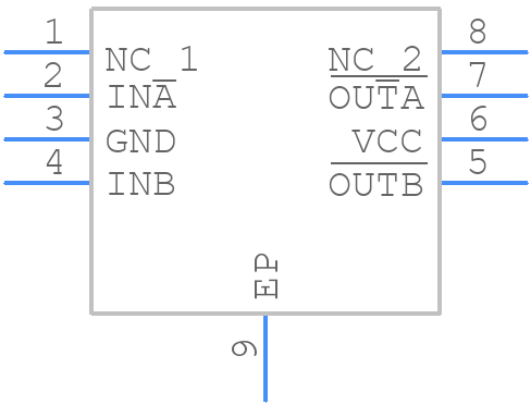IXDI604SI - LITTELFUSE - PCB symbol