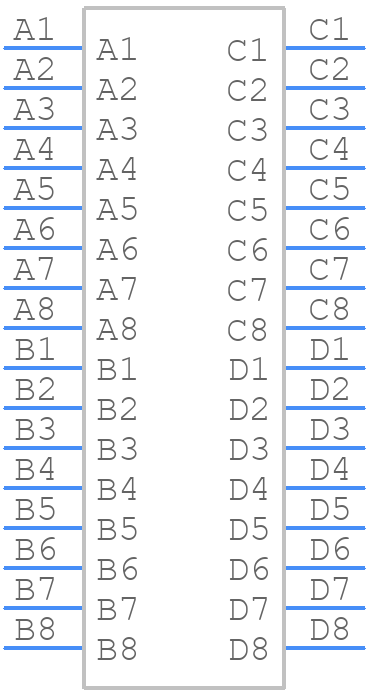 PET-04-02-L-VT - SAMTEC - PCB symbol