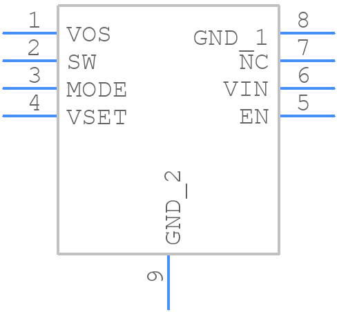 TPS62842DGRR - Texas Instruments - PCB symbol