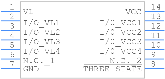 MAX3378EEUD+ - Analog Devices - PCB symbol