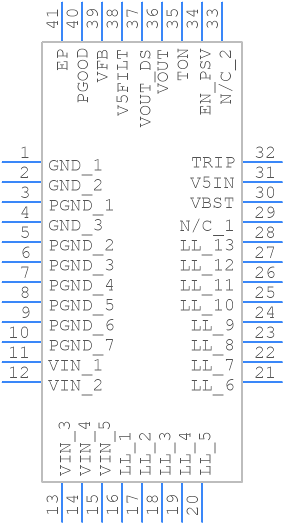 TPS51315RGFR - Texas Instruments - PCB symbol