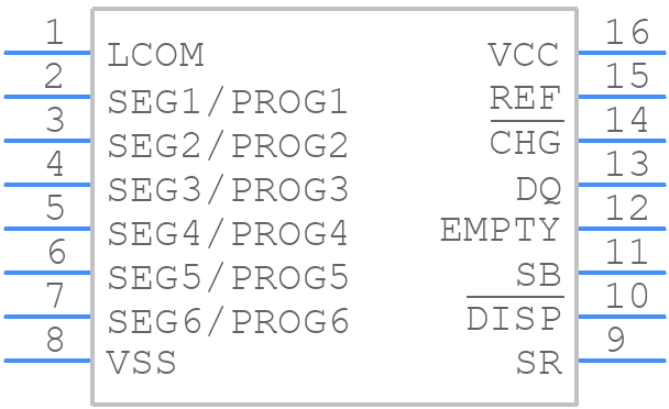 BQ2012SN-D107TR - Texas Instruments - PCB symbol
