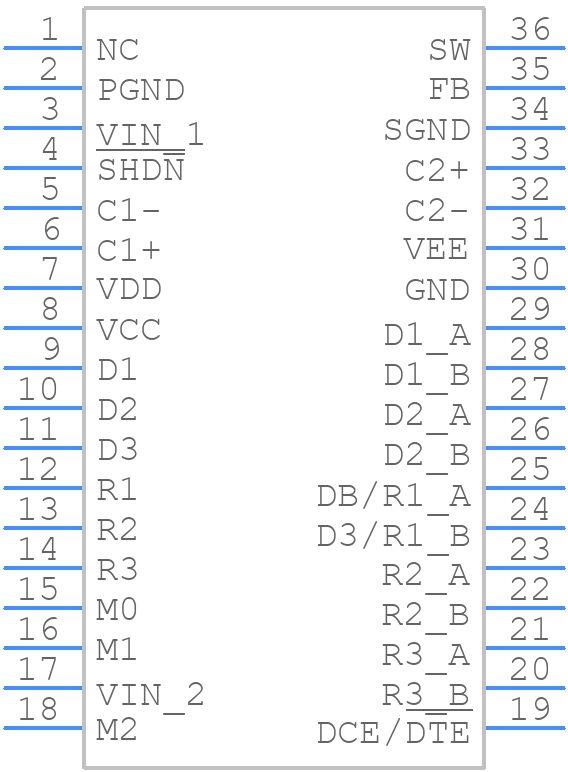 LTC2846CG#PBF - Analog Devices - PCB symbol