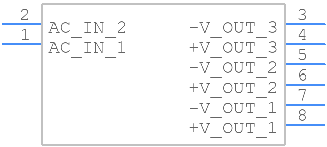 TMT 30505 - Traco Power - PCB symbol