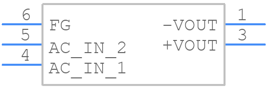 TMS 06124 - Traco Power - PCB symbol