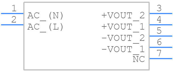 TMP 30252 - Traco Power - PCB symbol