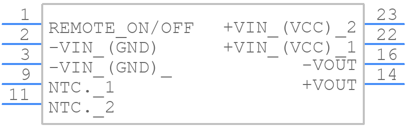 THD 12-4813WI - Traco Power - PCB symbol
