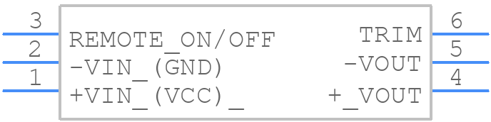 TEN 30-4809 - Traco Power - PCB symbol