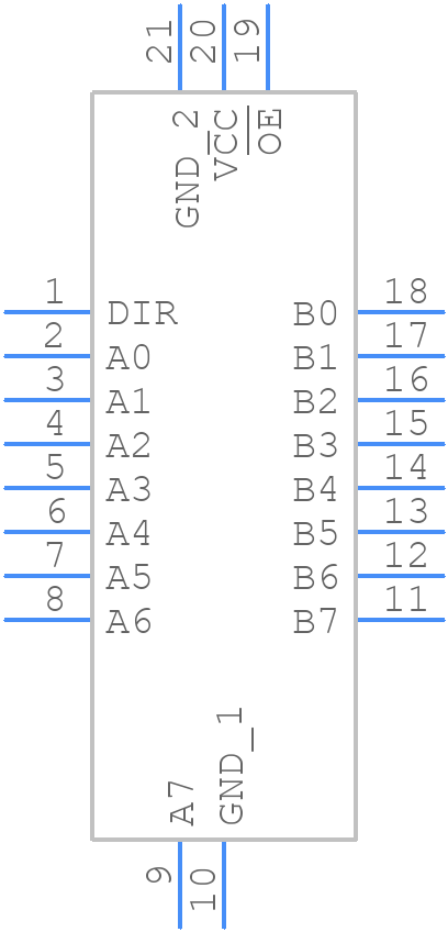 74HC245BQ-Q100X - Nexperia - PCB symbol