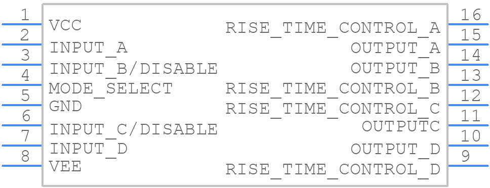 DS1691AJ-SMD - Texas Instruments - PCB symbol