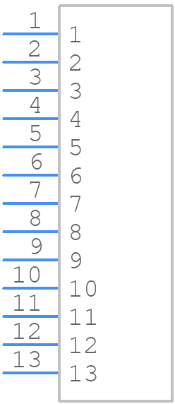 TSW-113-21-YY-S - SAMTEC - PCB symbol
