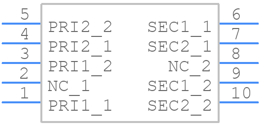 PA3856.003NLT - Yageo Group - PCB symbol