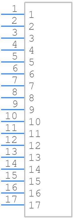 TSW-117-17-SM-S - SAMTEC - PCB symbol
