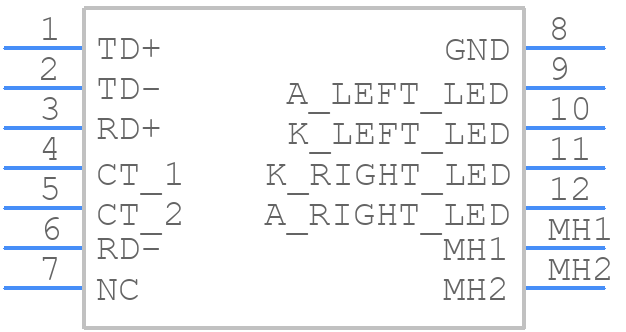 J00-0066NL - Yageo Group - PCB symbol