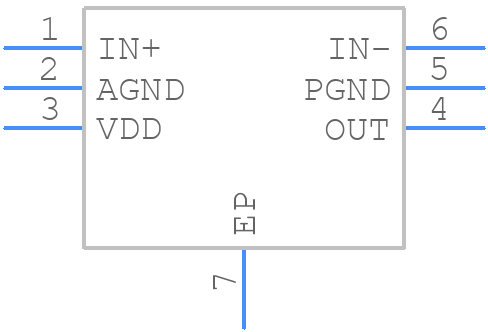 FAN3100CMPX - onsemi - PCB symbol