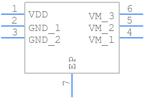 XB6366A - Xysemi - PCB symbol