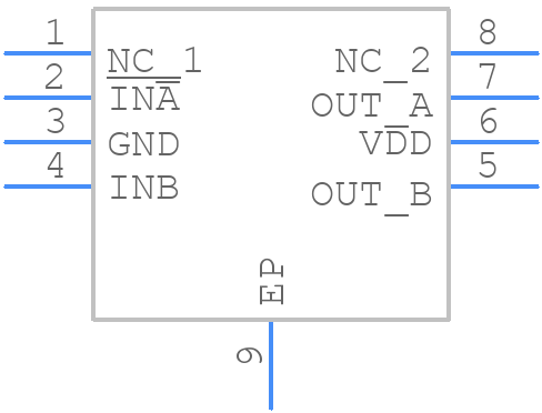 ISL89162FRTBZ-T - Renesas Electronics - PCB symbol