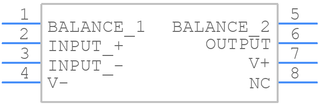 LF356H - Texas Instruments - PCB symbol
