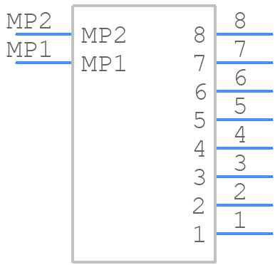 53398-0876 - Molex - PCB symbol