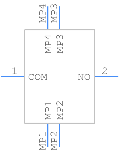 PTS820J20KPSMTRLFS - C & K COMPONENTS - PCB symbol