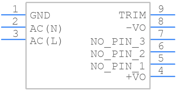 LHE25-20B24 - RS Pro - PCB symbol