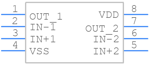 NJU7095D - Nisshinbo - PCB symbol
