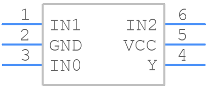 SN74LVC1G97DBVTG4 - Texas Instruments - PCB symbol