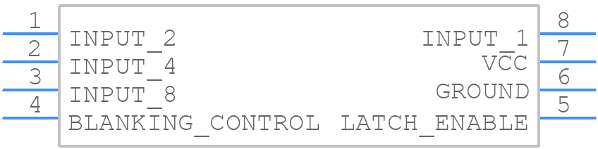 HDSP-0772 - Avago Technologies - PCB symbol