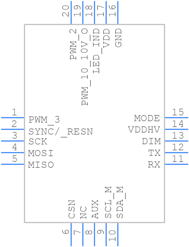 AS7221 - ams OSRAM - PCB symbol